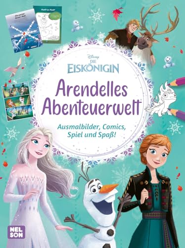 Disney Die Eiskönigin: Arendelles Abenteuerwelt: Ausmalbilder, Comics, Spiel und Spaß mit Anna und Elsa! | Kinderbeschäftigung ab 4 Jahren