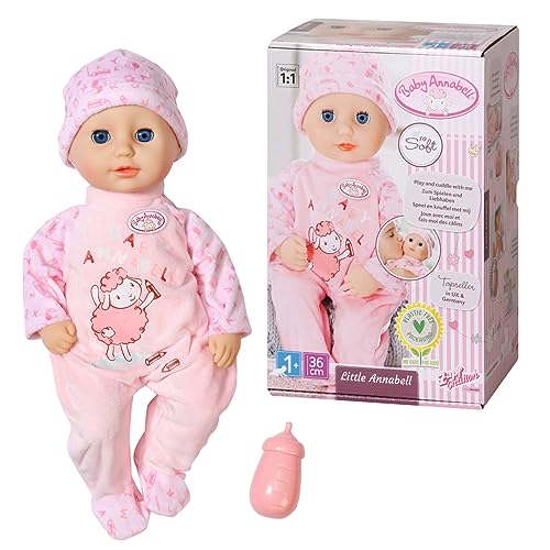 Baby Annabell Little Annabell,weiche Puppe mit Stoffkörper und Schlafaugen,36 cm große Puppe, 706466 Zapf Creation