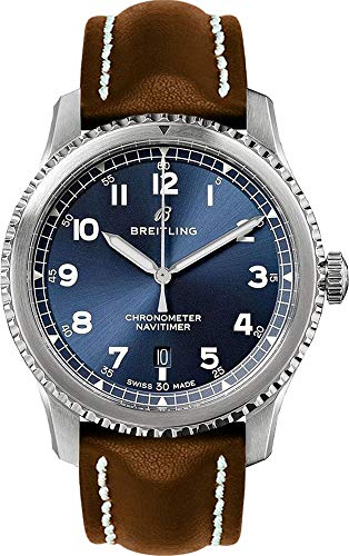 Breitling Navitimer 8 Automatic 41 Herren-Armbanduhr mit blauem Zifferblatt, Uhr (Ref: A17314101C1X1)