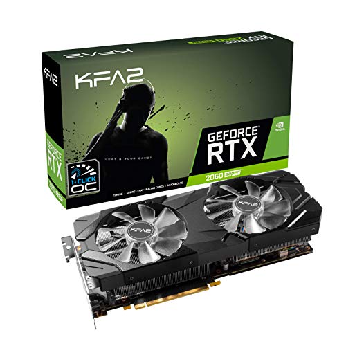 KFA2 26ISL6MPX2EK nVidia GeForce RTX 2060 Super EX 8GB 256-bit GDDR6 PCIe Grafikkarte, schwarz