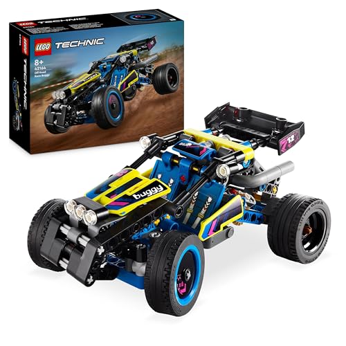 LEGO Technic Offroad Rennbuggy, Auto-Spielzeug für Kinder, Bausatz zum Bauen eines Buggy-Rennautos, Geschenk für 8-jährige Jungs und Mädchen, Rally-Auto-Modell 42164