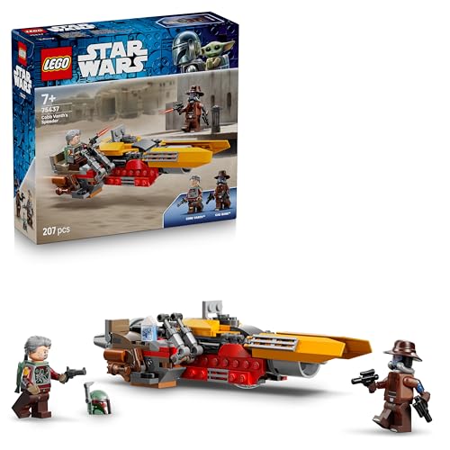 LEGO Star Wars 75437 Cobb Vanths Speeder - inkl. Cobb Vanth & Cad Bane Minifiguren sowie Blaster & Jetpack - Geschenk für Jungen ab 7 Jahren und Fans von The Mandalorian