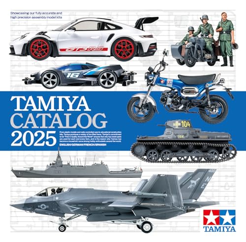 TAMIYA 64457 Katalog 2025 (GB/DE/F/E) - Plastikkatalog, Katalog 2025