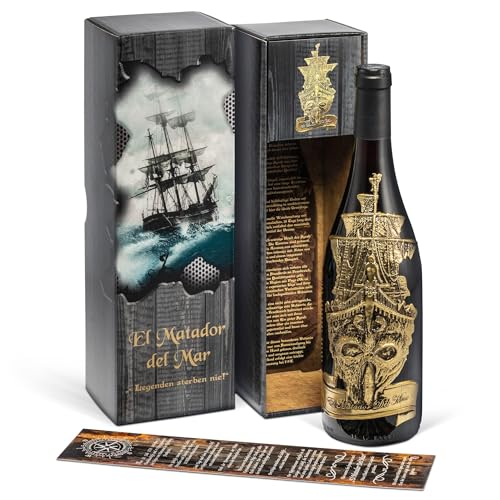 Prime Presents El Matador del Mar - Rotwein (0,75 l) in Geschenkbox - IGP Frankreich Syrah