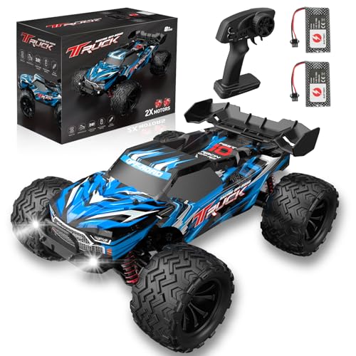 BORSTOYPRO 1:16 Ferngesteuertes Auto, 40 KM/H Schnell Ferngesteuerter Monster Truck für Erwachsene, 4WD Ferngesteuerte Monstertruck RC Cars Auto für Jungen ab 8+ 10 Jahre