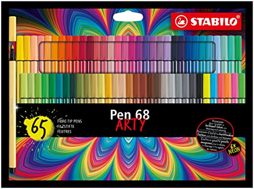 STABILO - Premium-Filzstift - Pen 68 - ARTY - 65er Pack