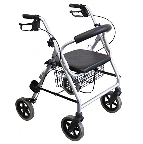 Trendmobil Leichtgewichtrollator LR 56 nur 6,7 kg Rollator inkl. Korb und Stockhalterung - Pannensichere PU Bereifun