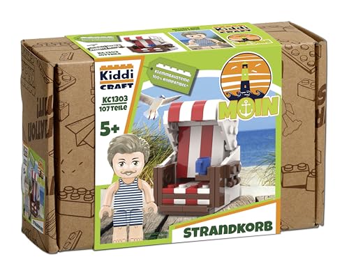 KIDDICRAFT KC1303 Strandkorb - Klemmbausteine Set Moin, maritim