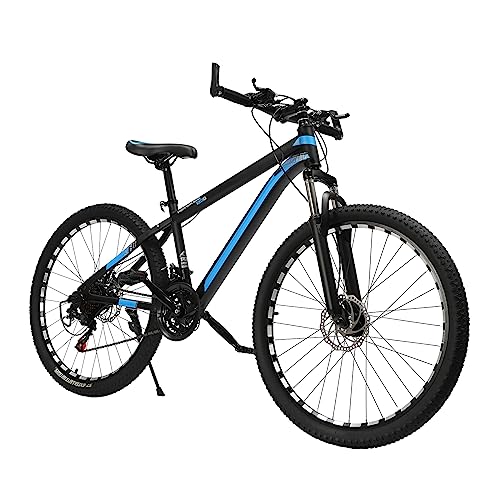 Futchoy 26 Zoll Mountainbike, Adult 21 Speed Mountainbike, MTB-Fahrrad für Männer und Frauen (Black&Blue)