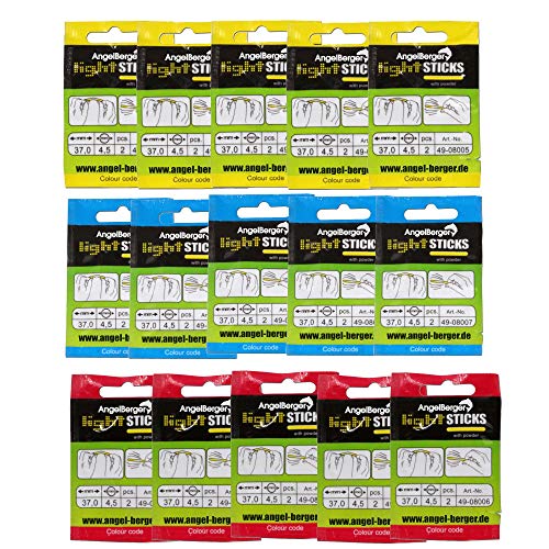 Angel-Berger Power Knicklichter Farb Mix 30 Bunte super hell