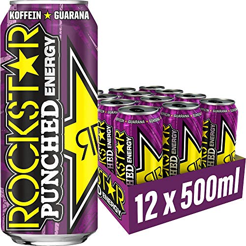 Rockstar Guave Energydrink EINWEG , 12 x 500 ml