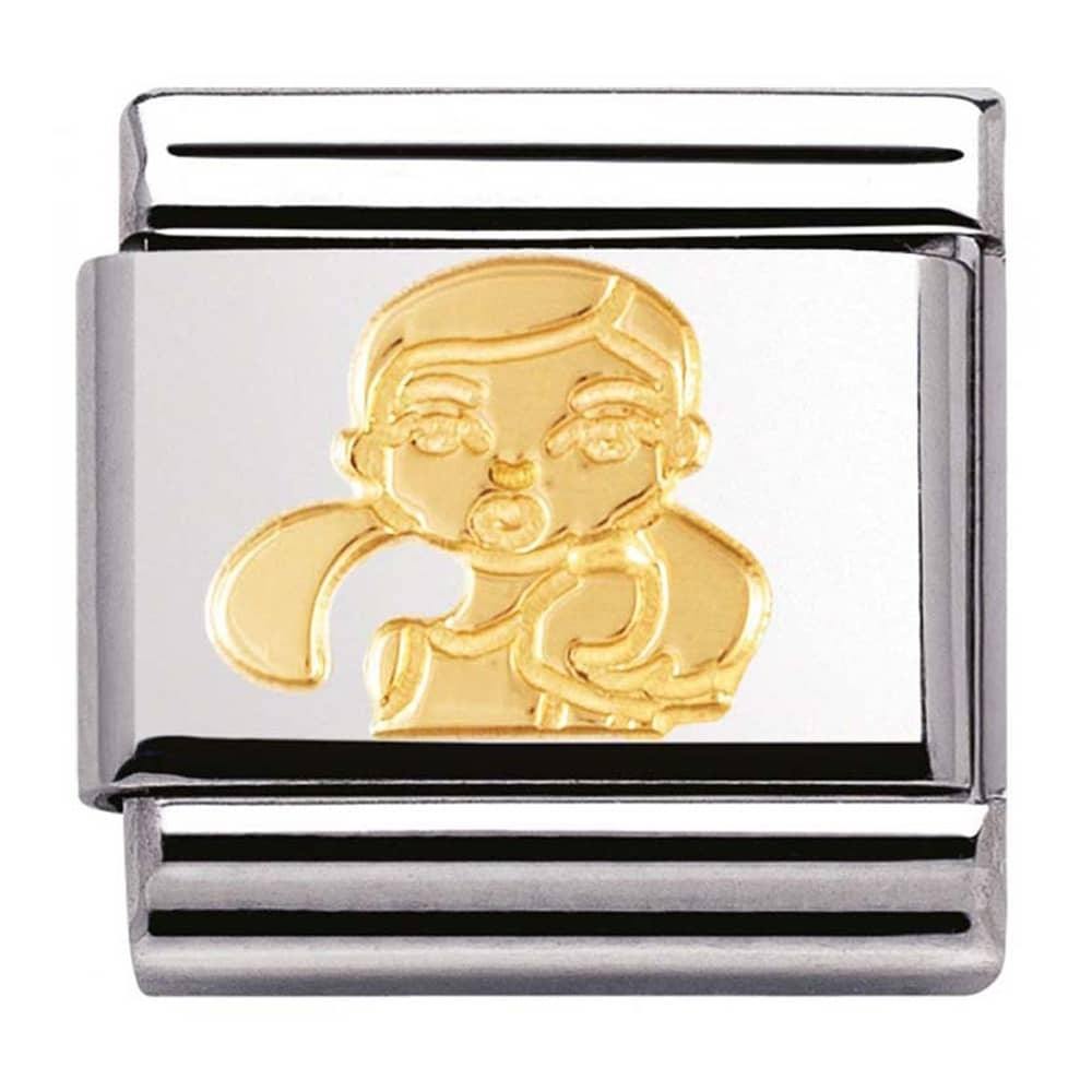 Nomination Classic - FANTASIA Edelstahl und 18-K-Gold (Alice)