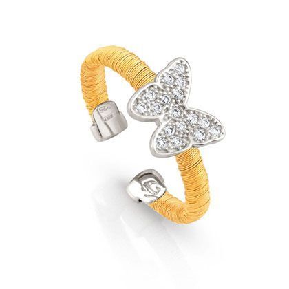 Nomination Ring - Flair Schmetterling - Gold - 144850/012