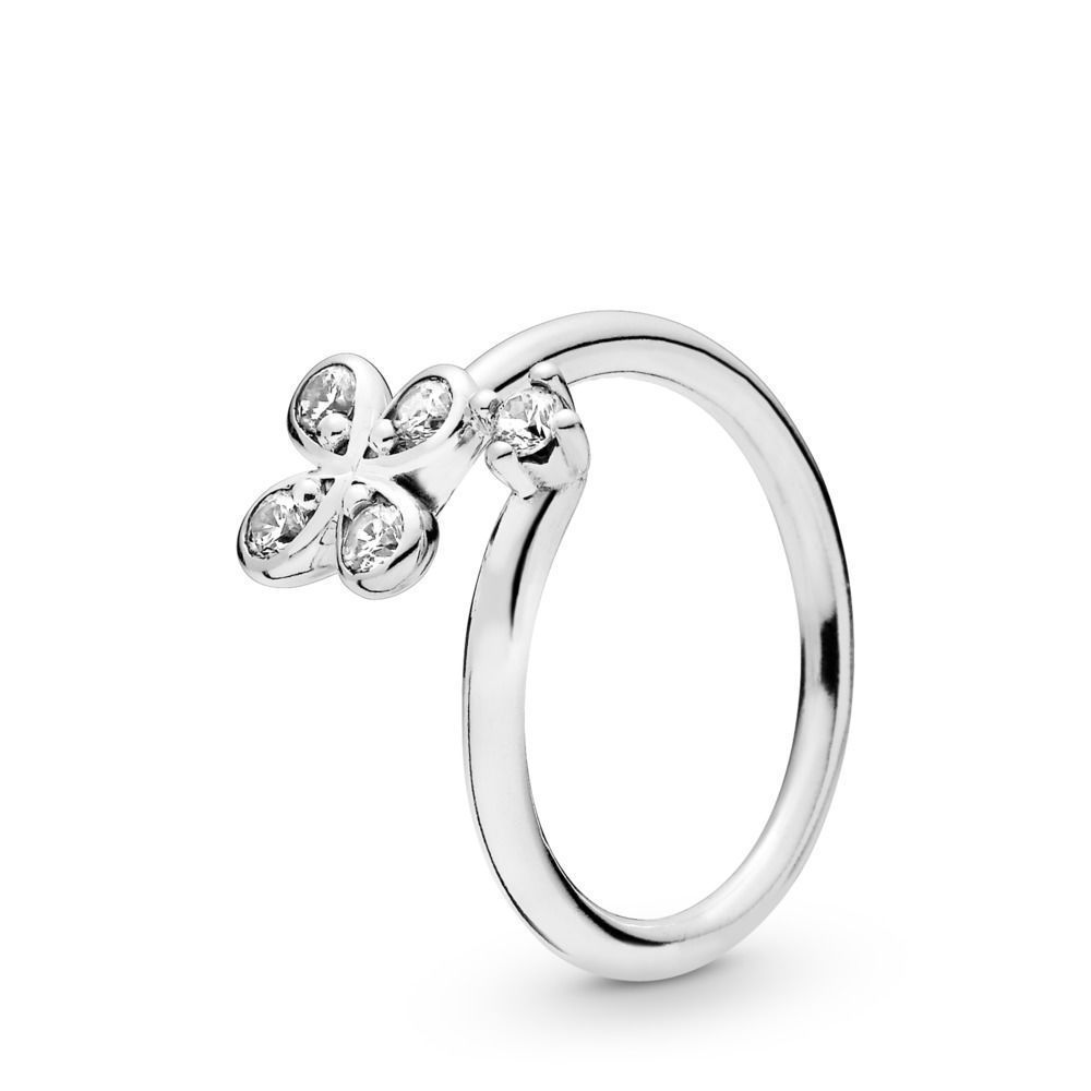 Pandora Ring - Four Petal Flower - 197988CZ