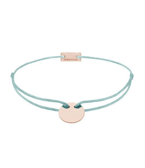 Momentoss Filo Armband - Textil - Hellblau - Rosé - 21200035