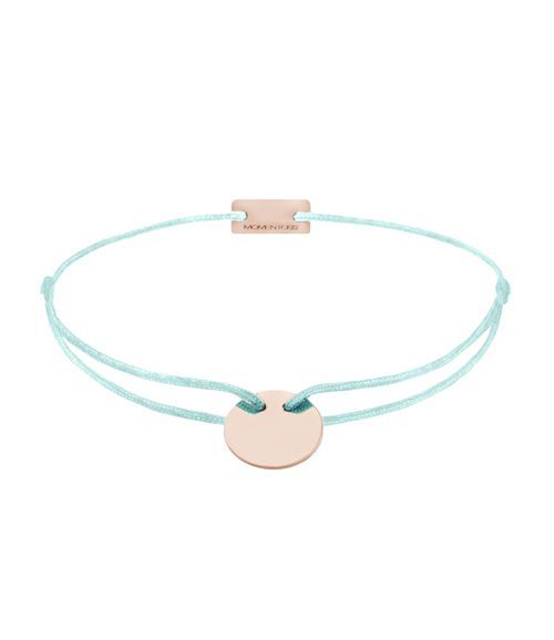 Momentoss Filo Armband - Textil - Türkis - Rosé - 21200036