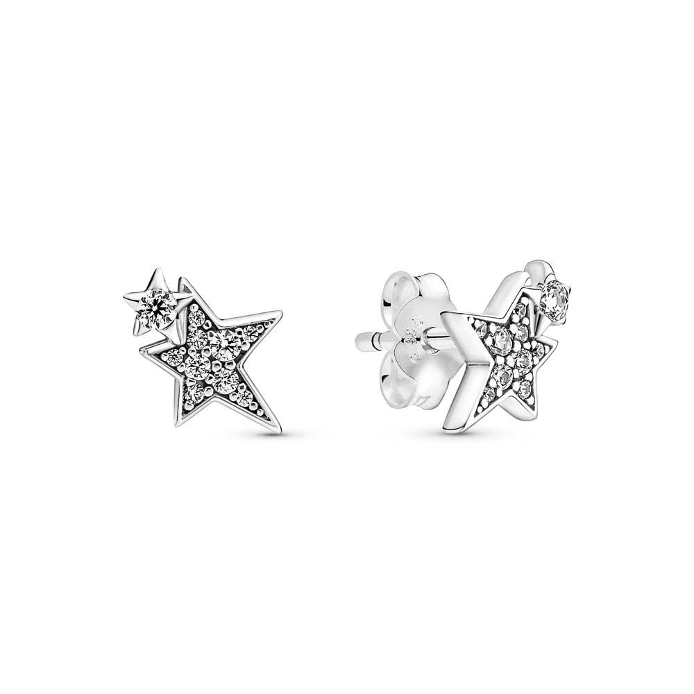 Pandora Ohrstecker - Sparkling Asymmetric Star - 290012C01
