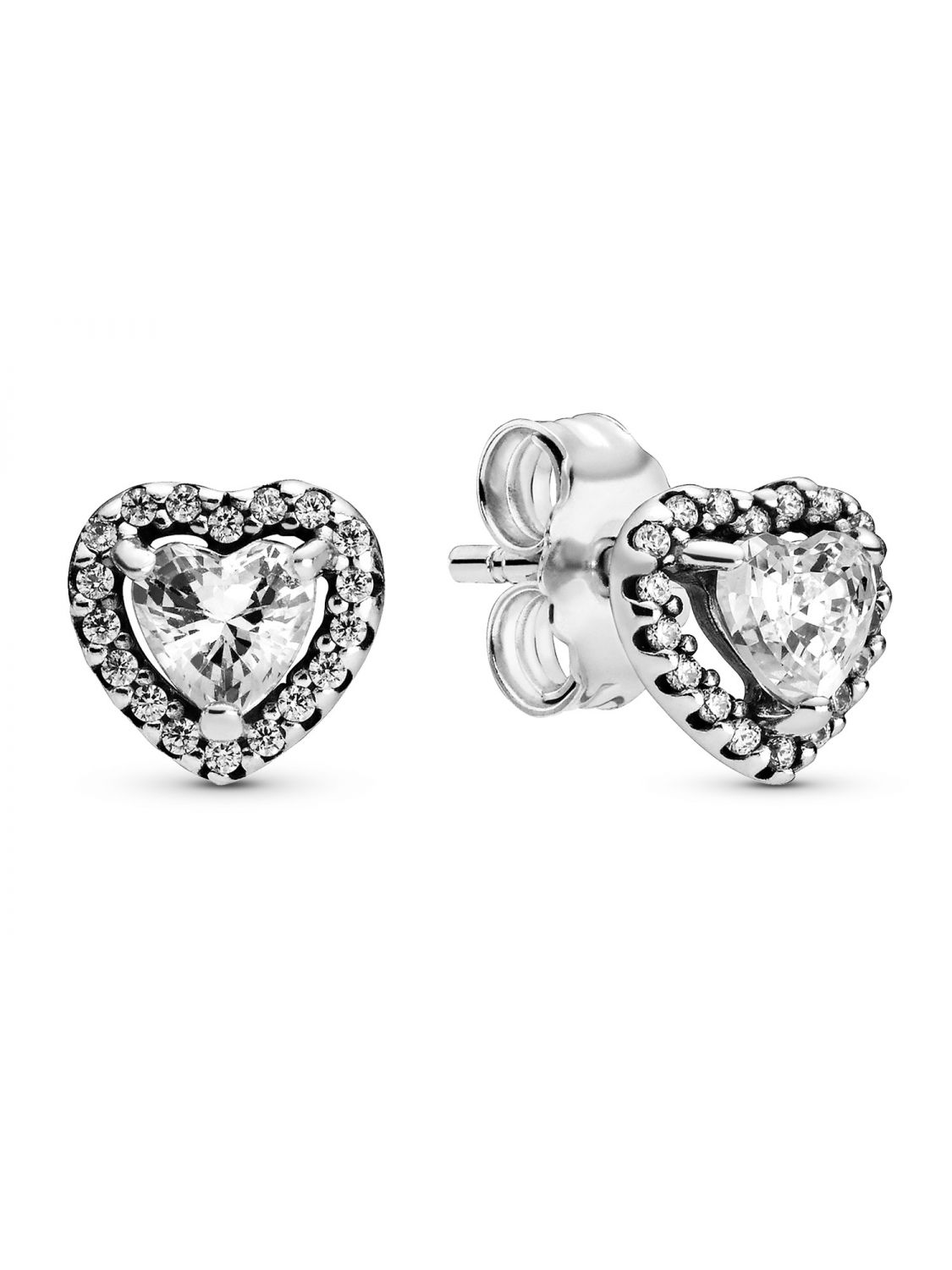 Pandora Ohrstecker - Erhabene Herzen - 298427C01
