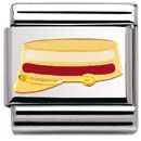 Nomination Classic - DAILY LIFE Edelstahl, Email und 18K-Gold (Hut danisch)