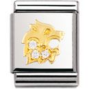 Nomination BIG - STERNZEICHEN Edelstahl, 18K-Gold und Cubic Zirc. (Lowe)