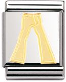 Nomination BIG - PEACE AND LOVE Edelstahl und 18-K-Gold (Jeans)