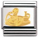 Nomination Classic - FANTASIA Edelstahl und 18-K-Gold (Raupe)