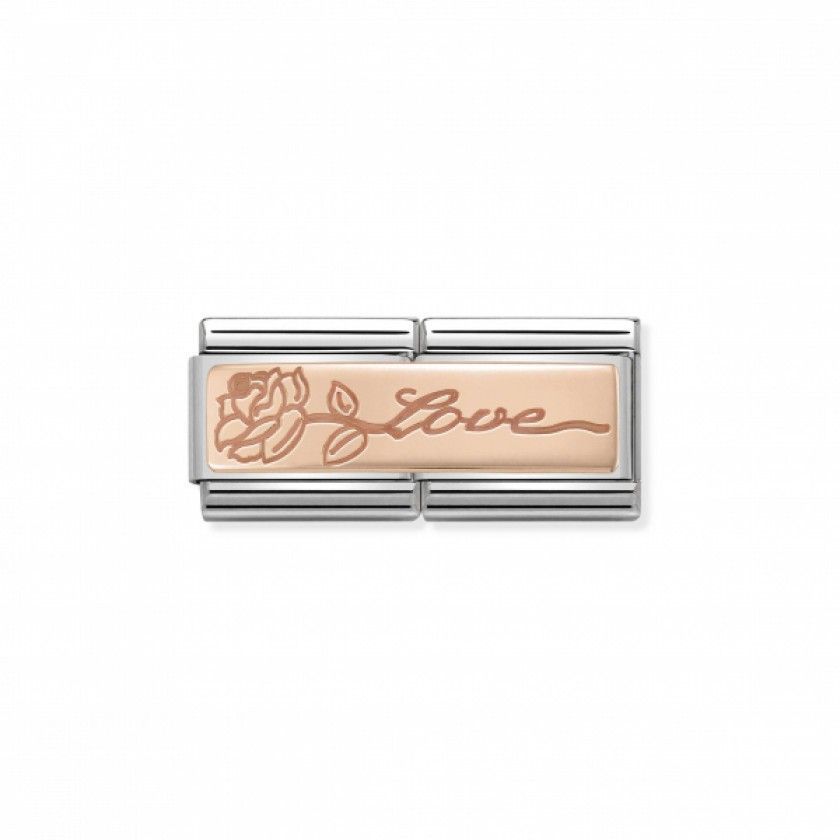 Nomination Charm - Liebe mit Rose - 430710/14