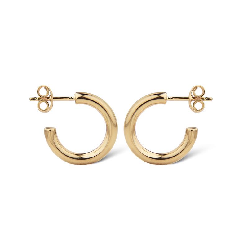 Jeberg Ohrringe - Powerful hoops-gold - 51790
