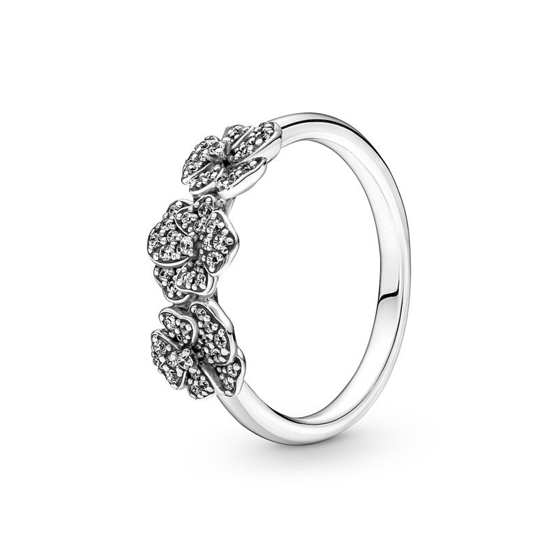 Pandora Ring - Triple Pensy Flower - 190786C01