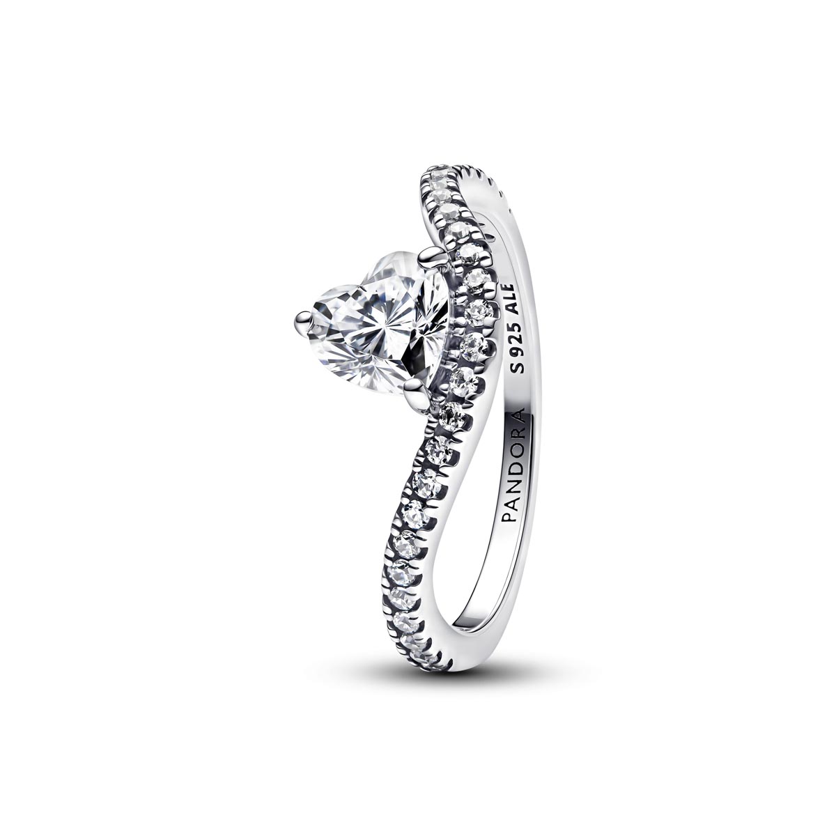 Pandora Ring - Wave heart - 193661C01