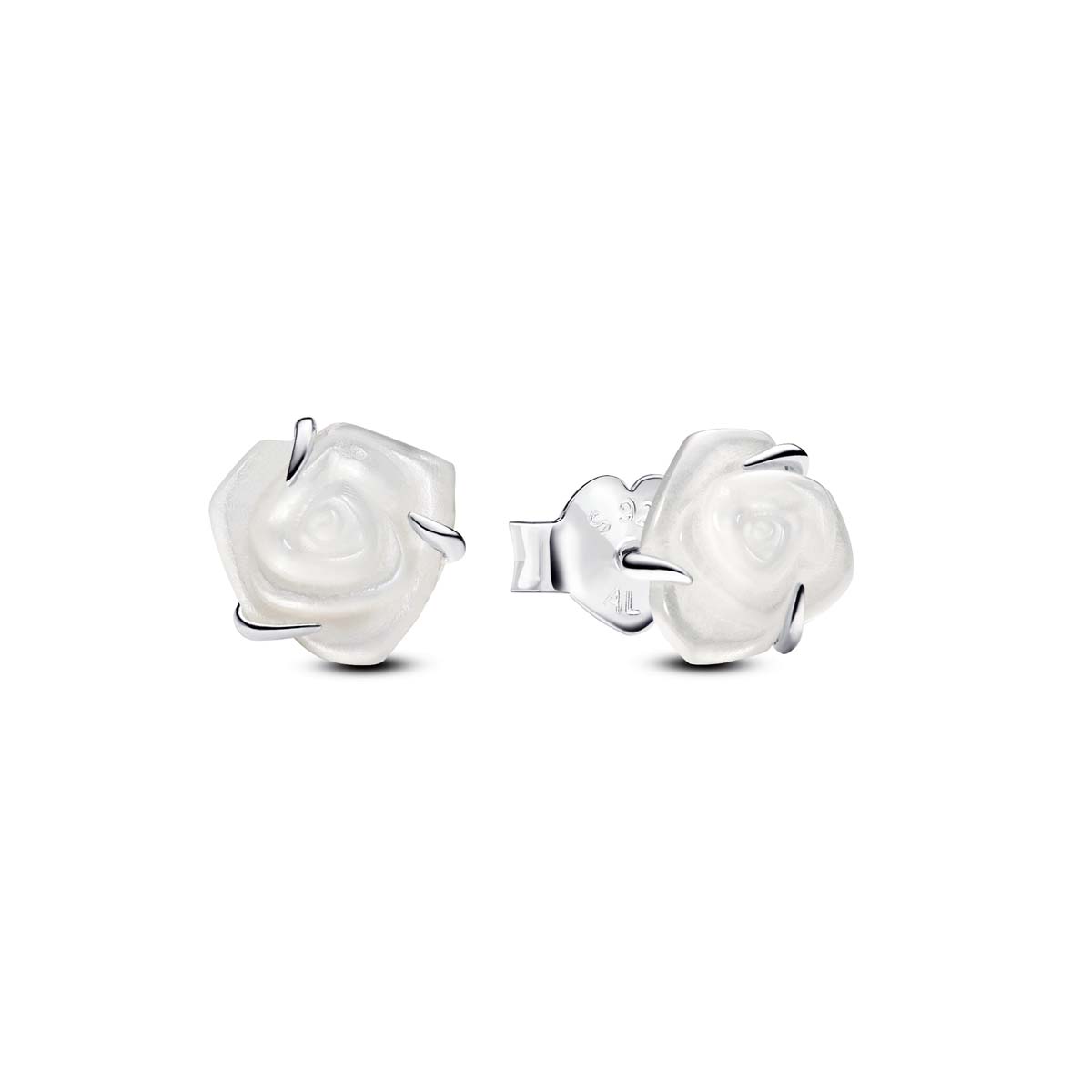 Pandora Ohrstecker - Weiße Blühende Rose - 293209C01