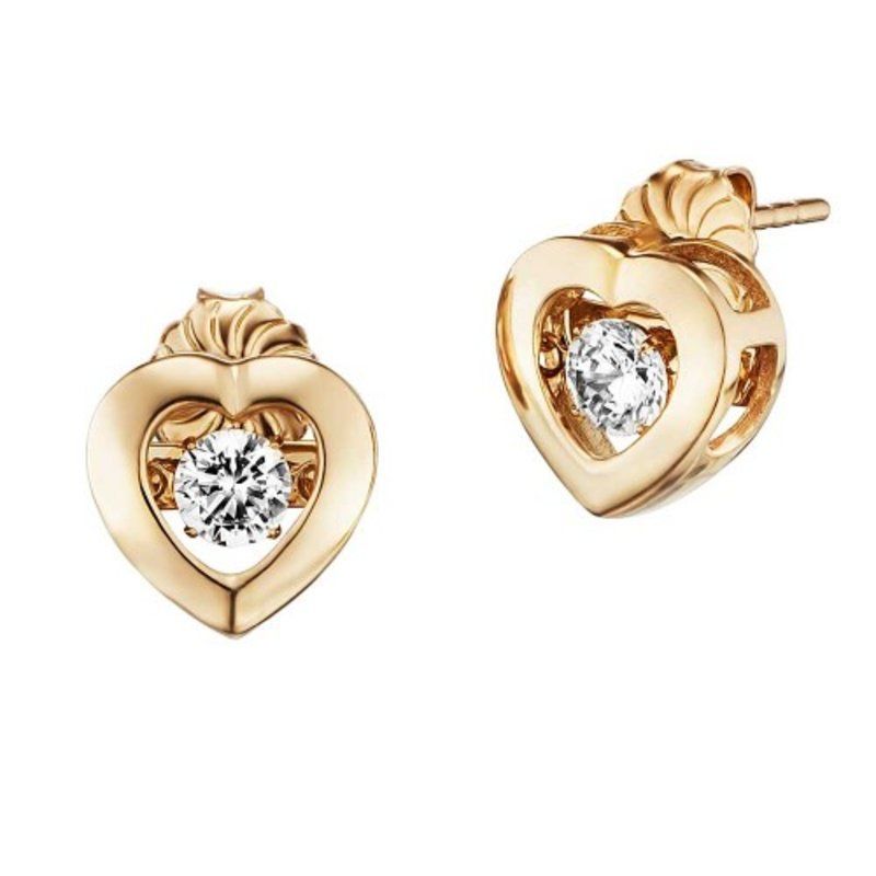 Julie Julsen Ohrstecker - Dancing Stone - Herz - JJER0196.3