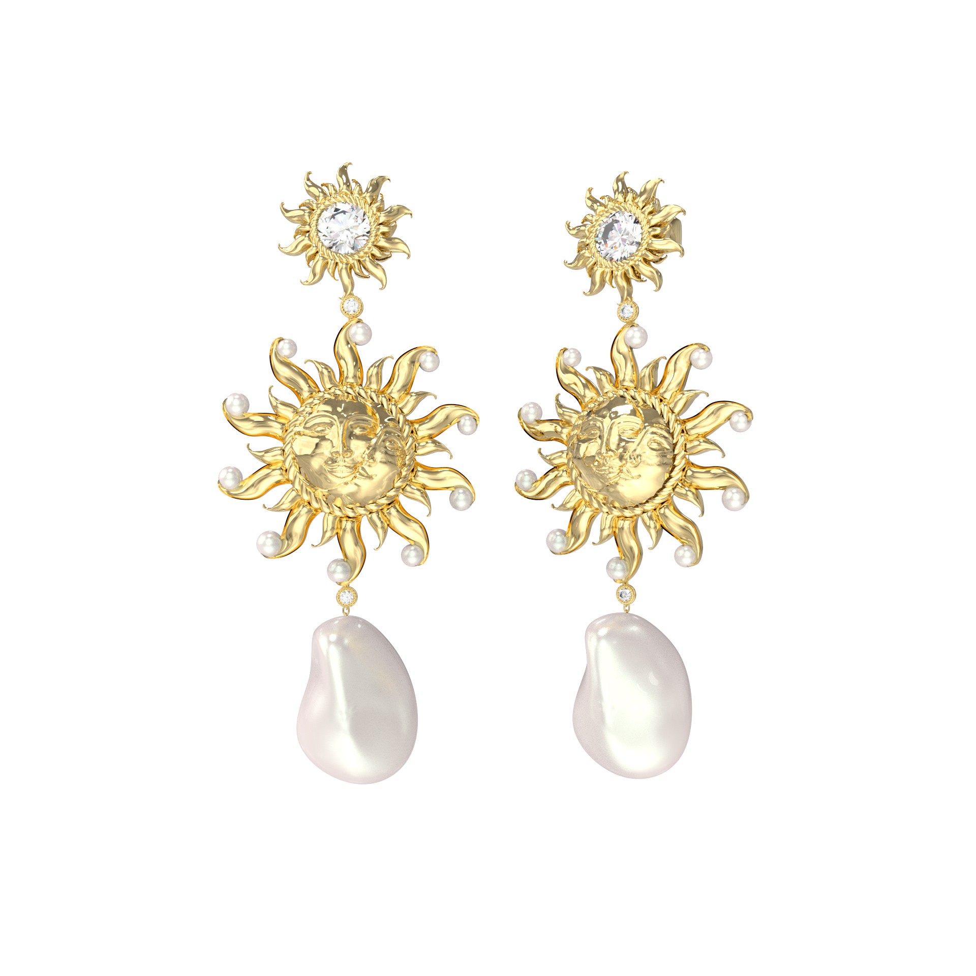 Guess Ohrringe - UBE05087JWYGT/U