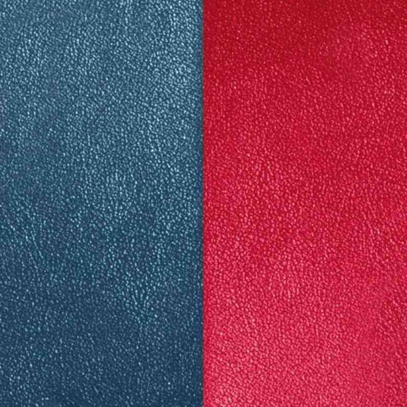 Les Georgettes Ledereinsatz Ohrringe - Petrol Rot - LEDM7-16O