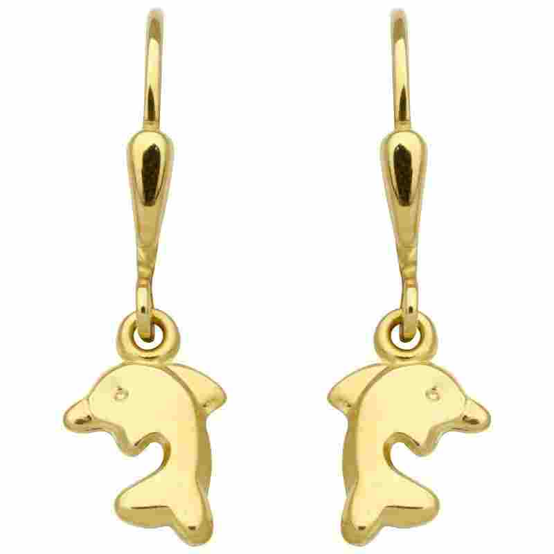 Schneider Basic Ohrringe - Gold - Delphin - KI11