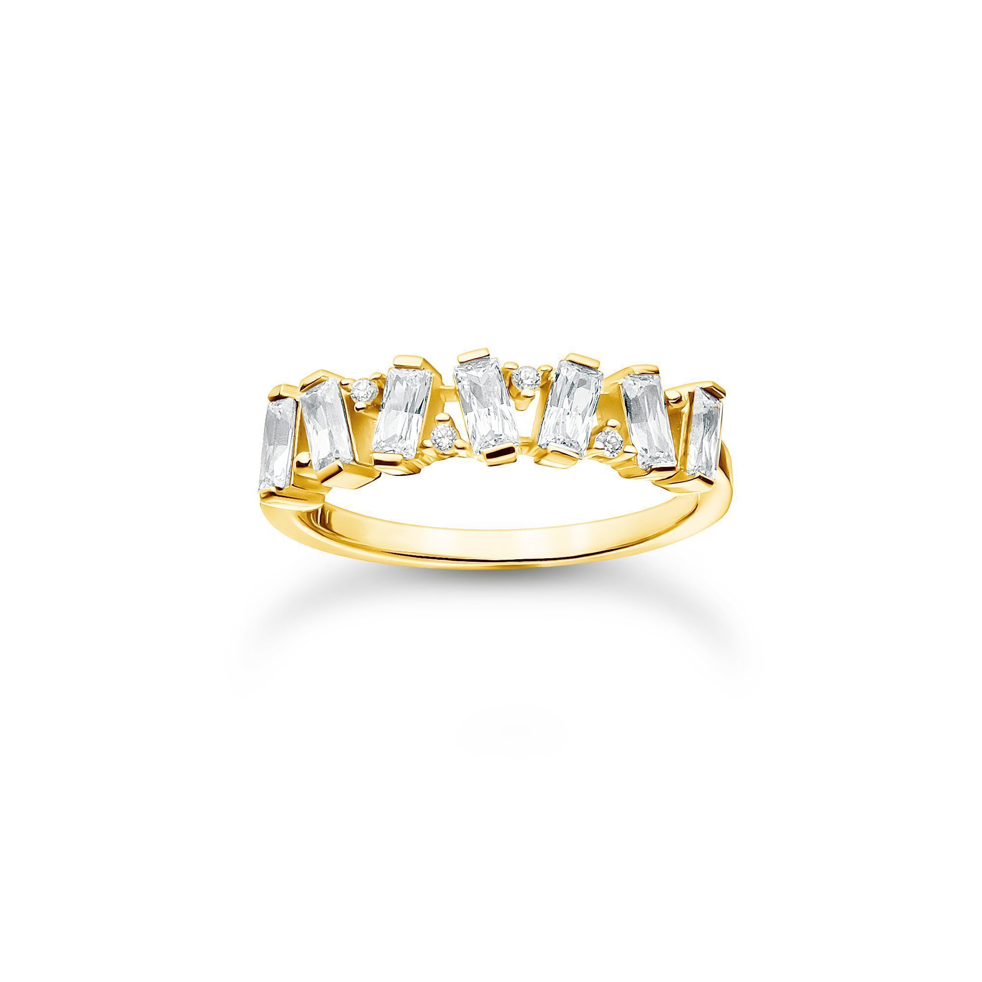 Thomas Sabo Ring - Weiße Steine Gold - TR2346-414-14