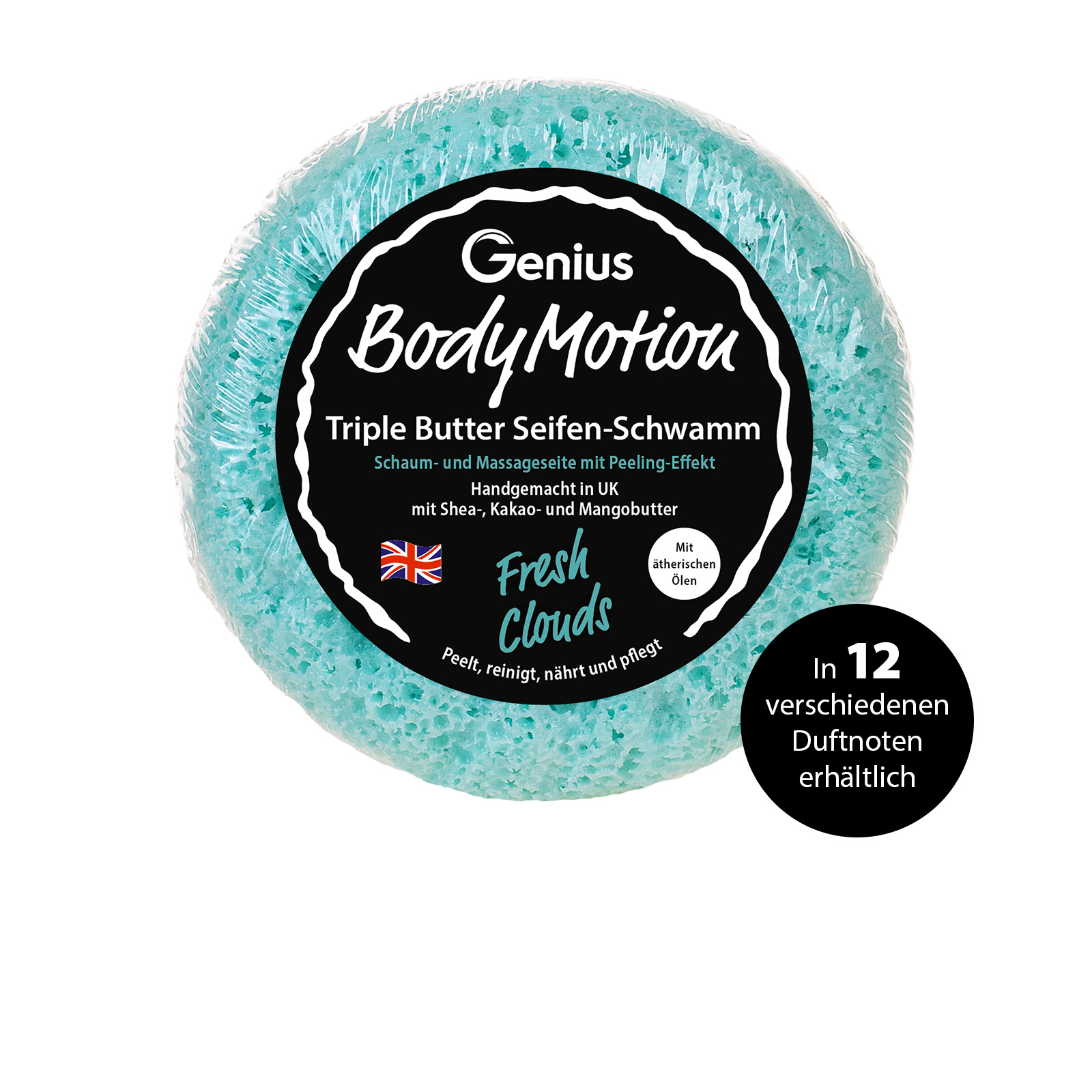 Genius Body Motion Triple Butter Seifen-Schwamm