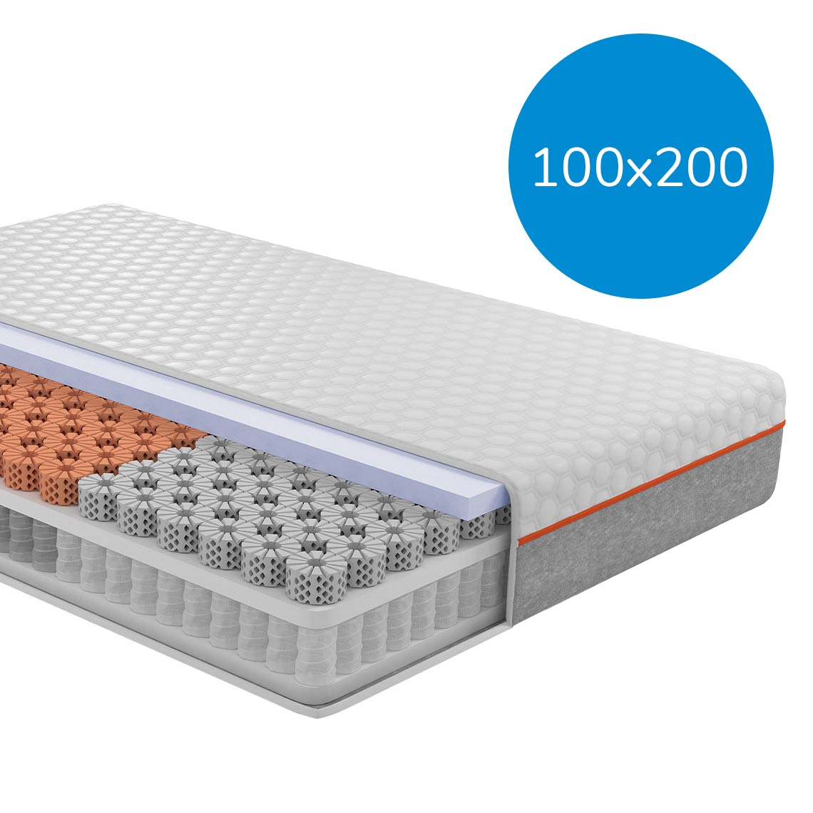OCTAsleep Smart Hybrid Matratze 100x200cm