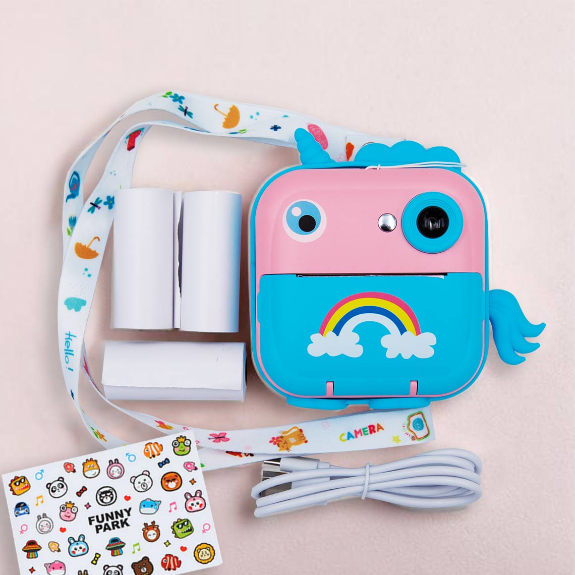 Klickidoo multifunktionale Sofortbild-Digitalkamera für Kinder