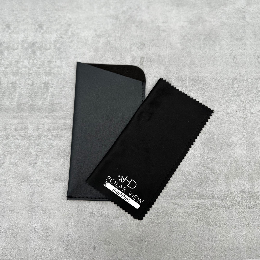 HD Polar View Multitint Beutel und Mikrofasertuch