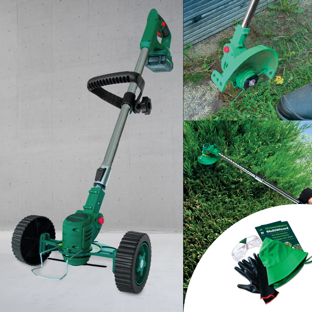 Hammersmith MultiWizard 5in1 Akku Rasentrimmer (B-Ware)