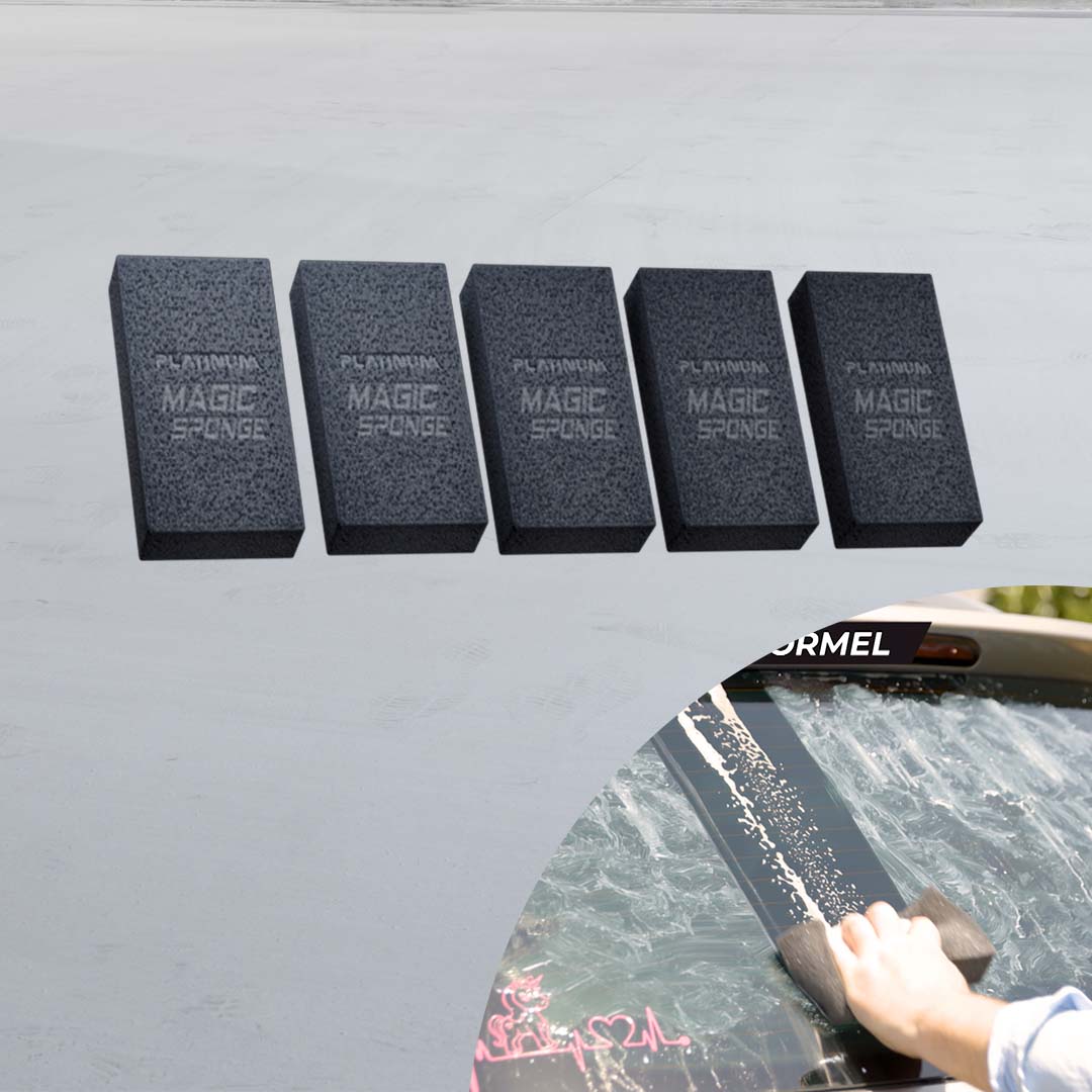 Platinum MagicSponge 2in1 Autoschwamm mit Shampoo & Wachs 5 Stk.