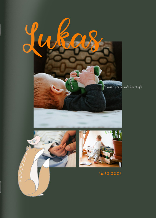 Heft 'Waldtiere' im Format A4 hoch