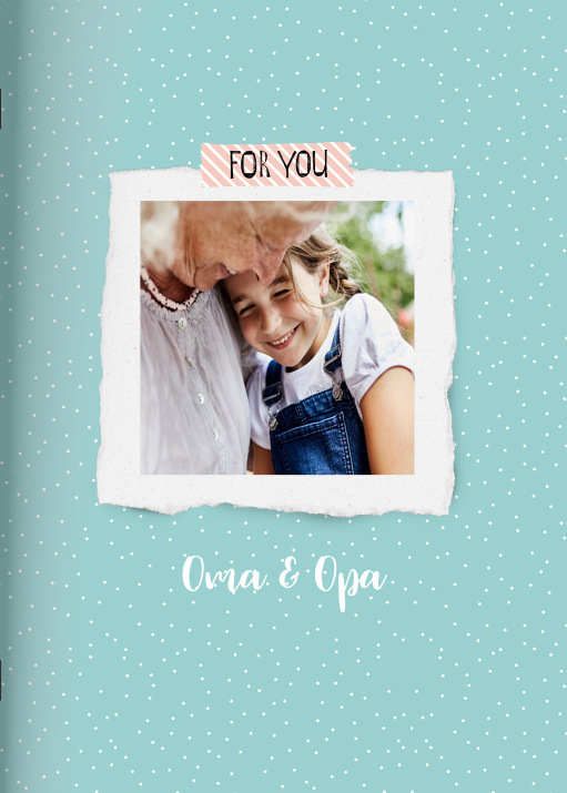 Heft 'Danke Oma & Opa' im Format A4 hoch