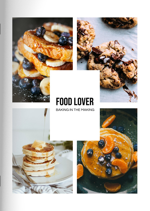 Heft 'Süße Versuchung' im Format A4 hoch