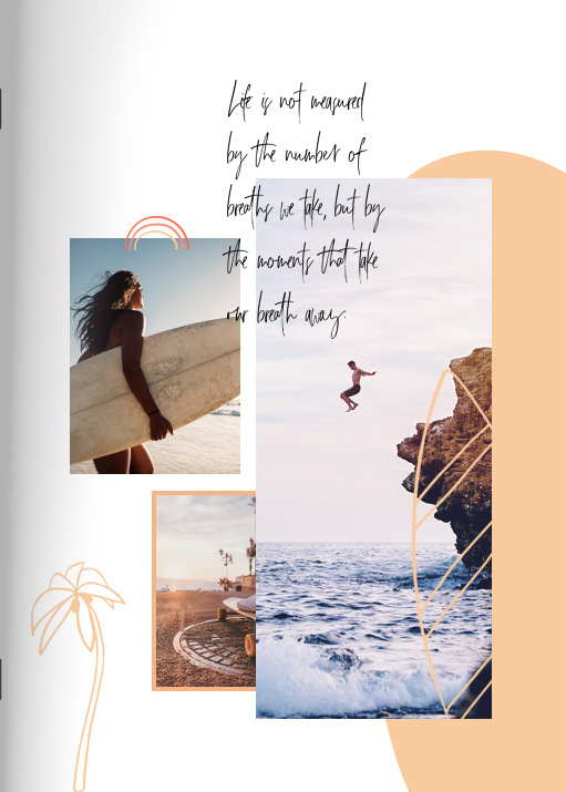 Heft 'Summer Feelings' im Format A4 hoch