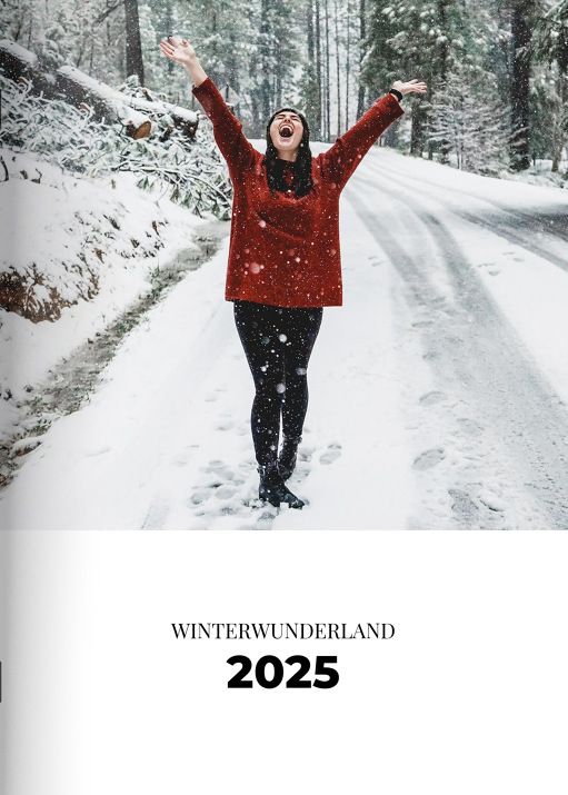 Heft 'Cozy Winter' im Format A4 hoch