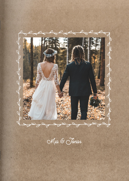 Heft 'Vintage Hochzeit' im Format A4 hoch