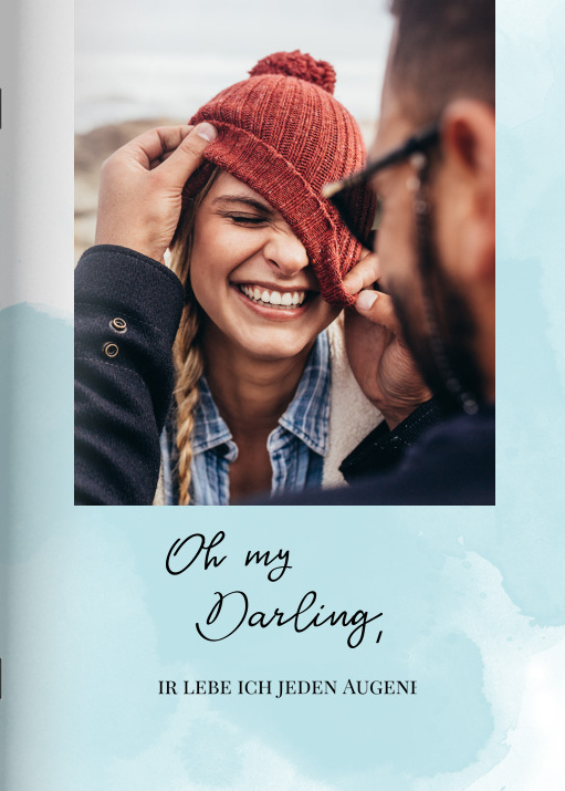 Heft 'You & Me' im Format A5 hoch