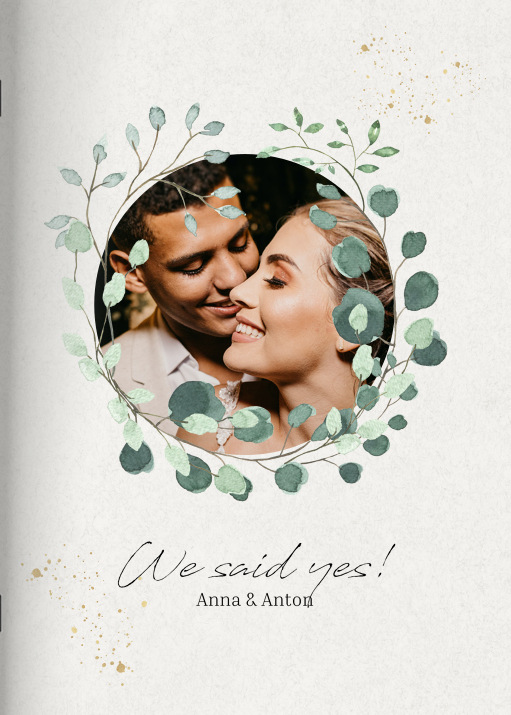 Heft 'Greenery' im Format A4 hoch